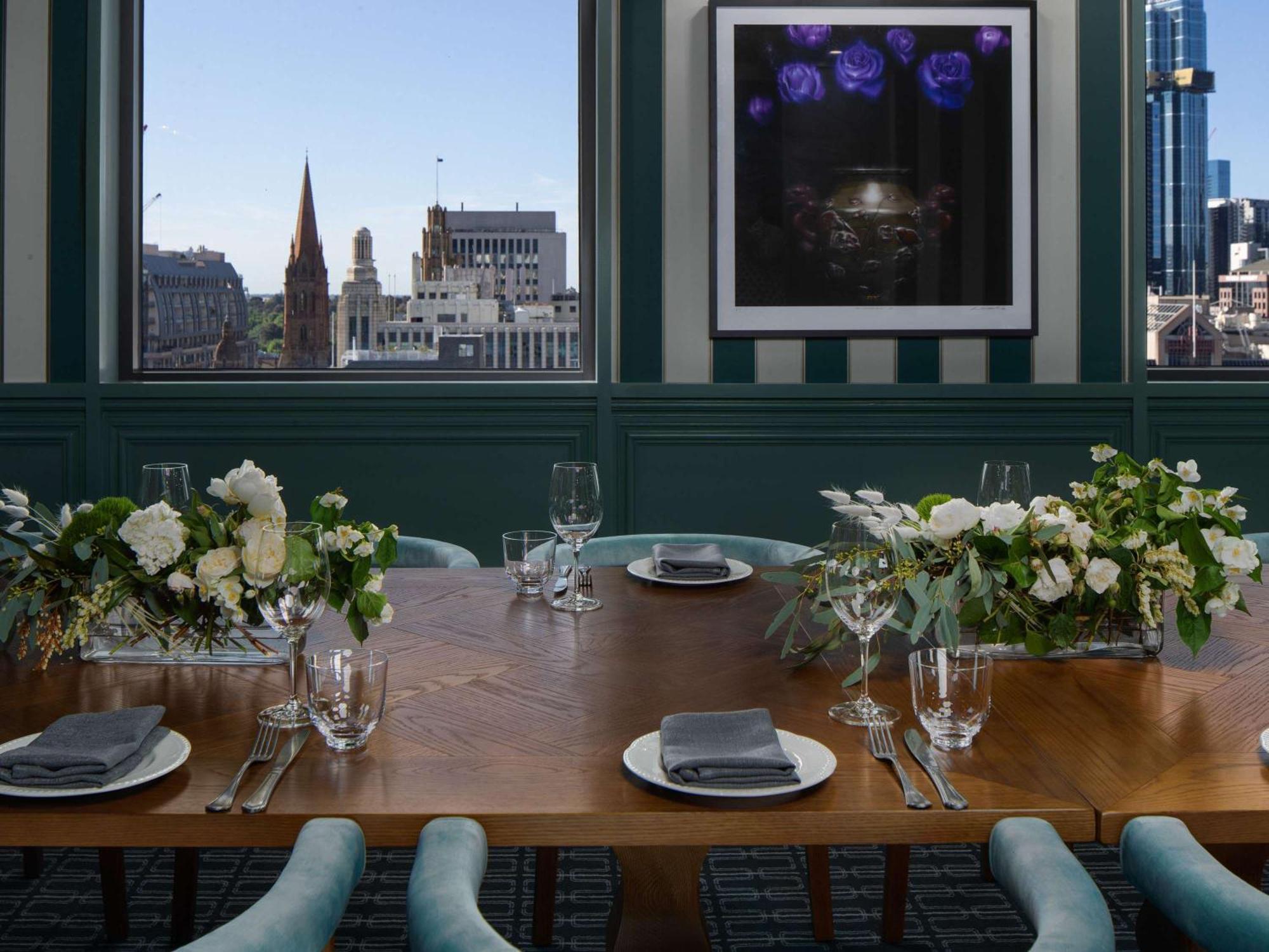 Pullman Melbourne City Centre Exteriér fotografie The Club's private dining room