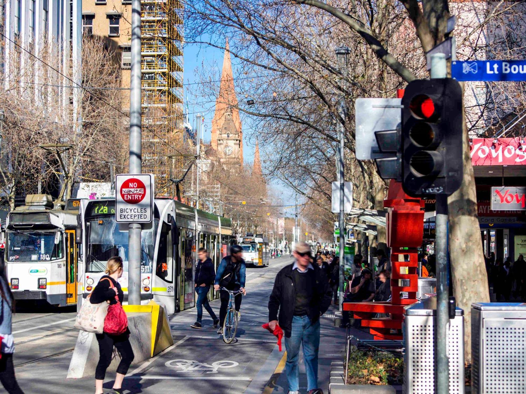 Pullman Melbourne City Centre Exteriér fotografie The Melbourne CBD is the most densely populated area in Australia.